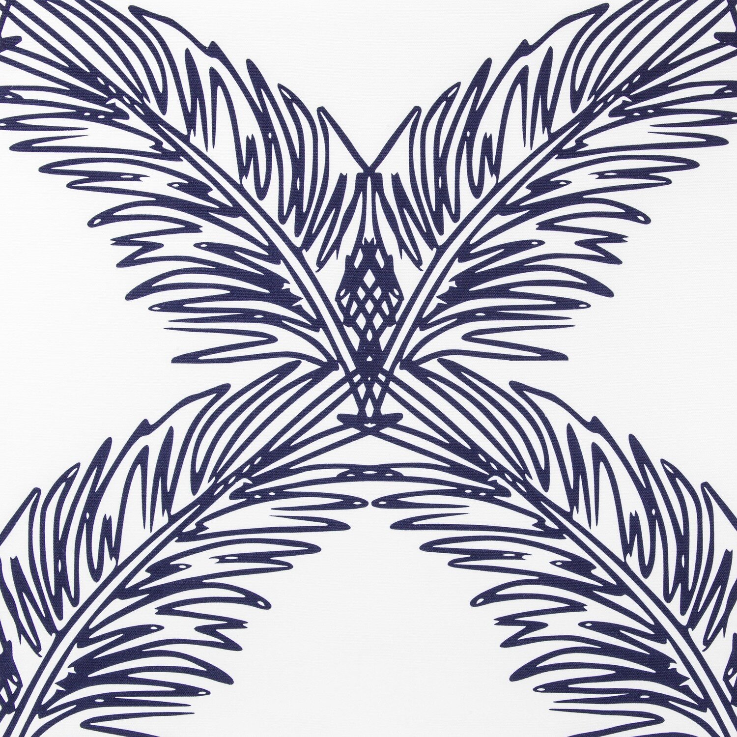 Palm Trellis: Navy