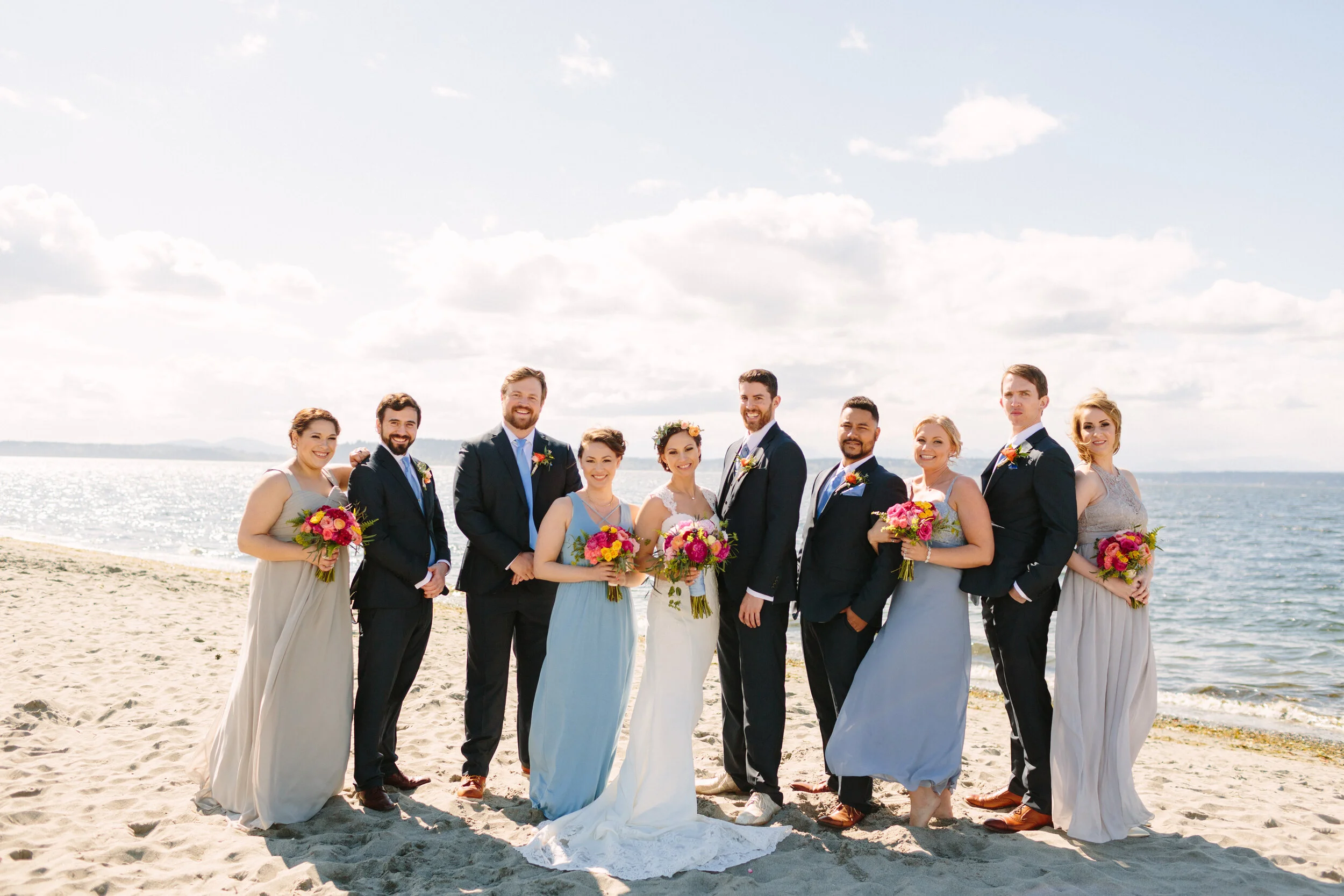 Wedding coordination bridal party