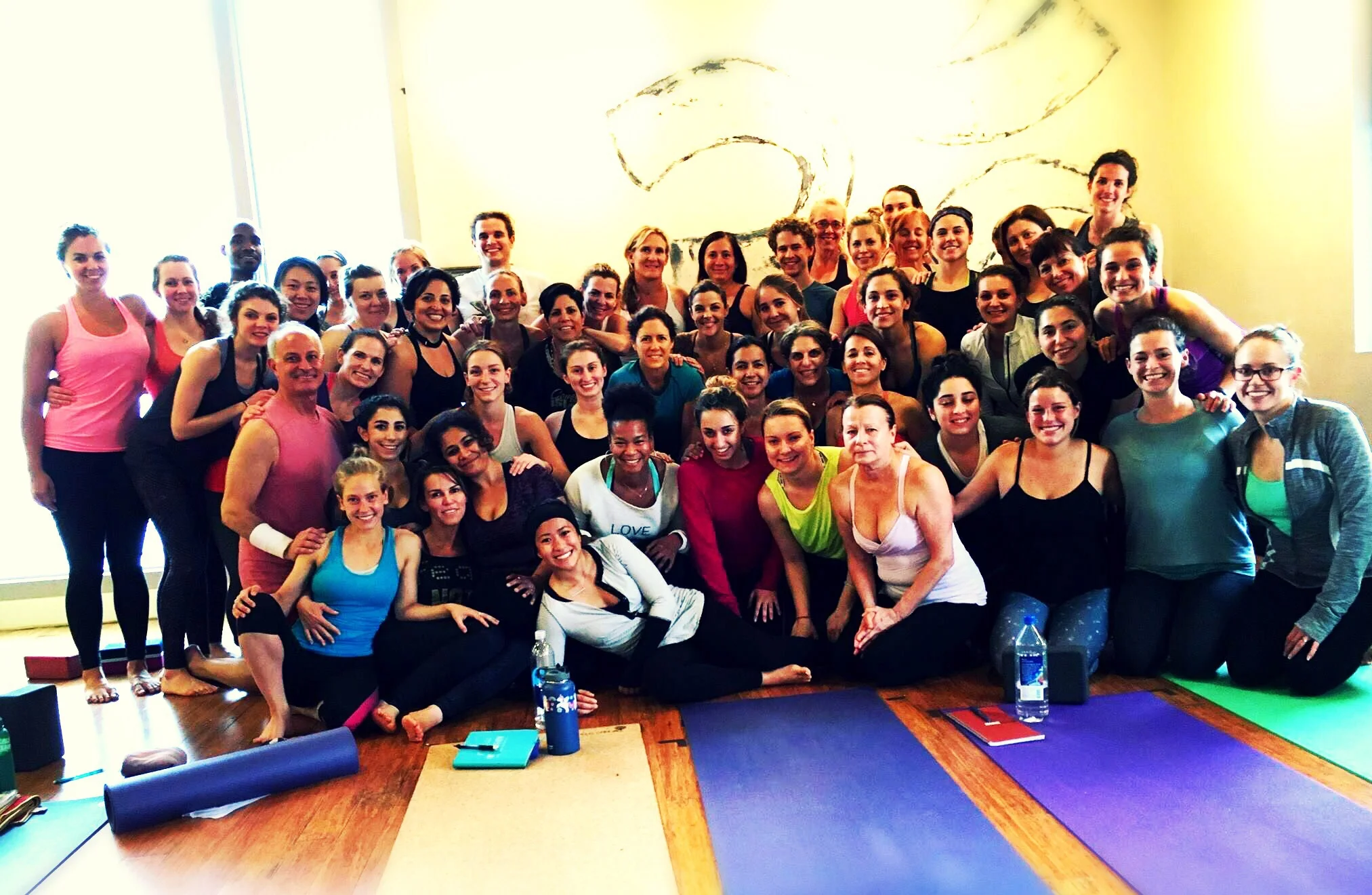 Elizabeth & 50 DC yoga teachers