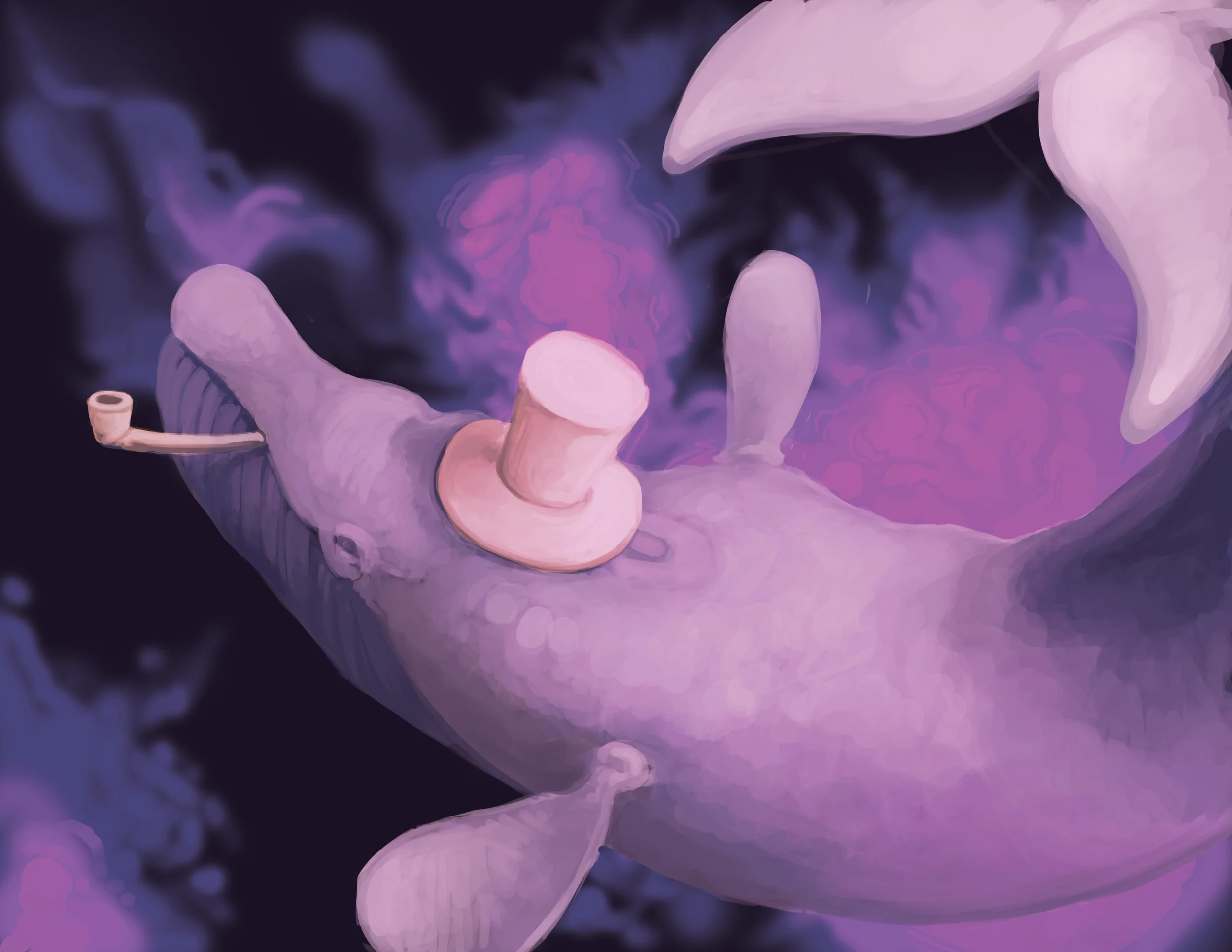WHALES IN SPACE