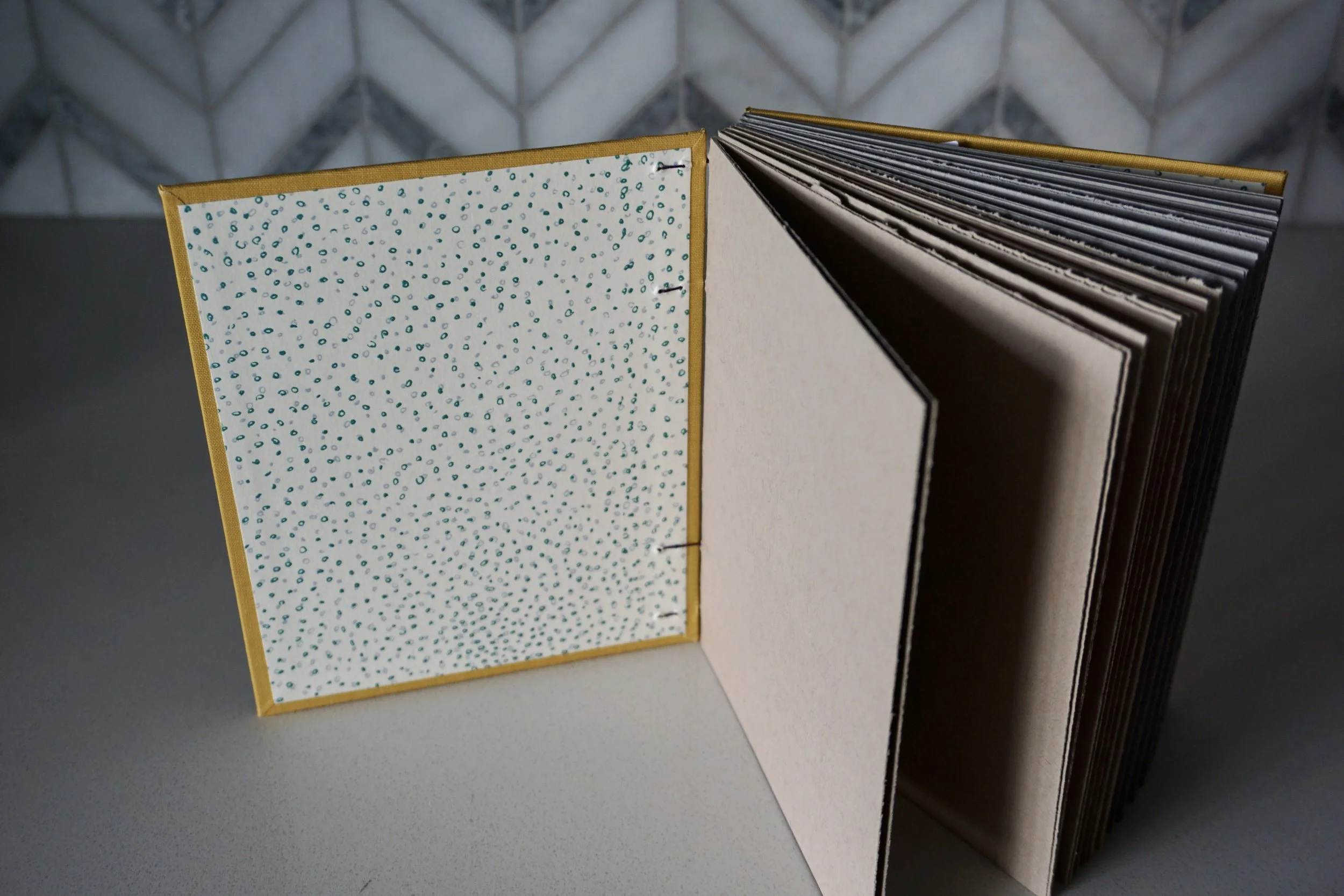 Yellow Mixed Paper Sketchbook