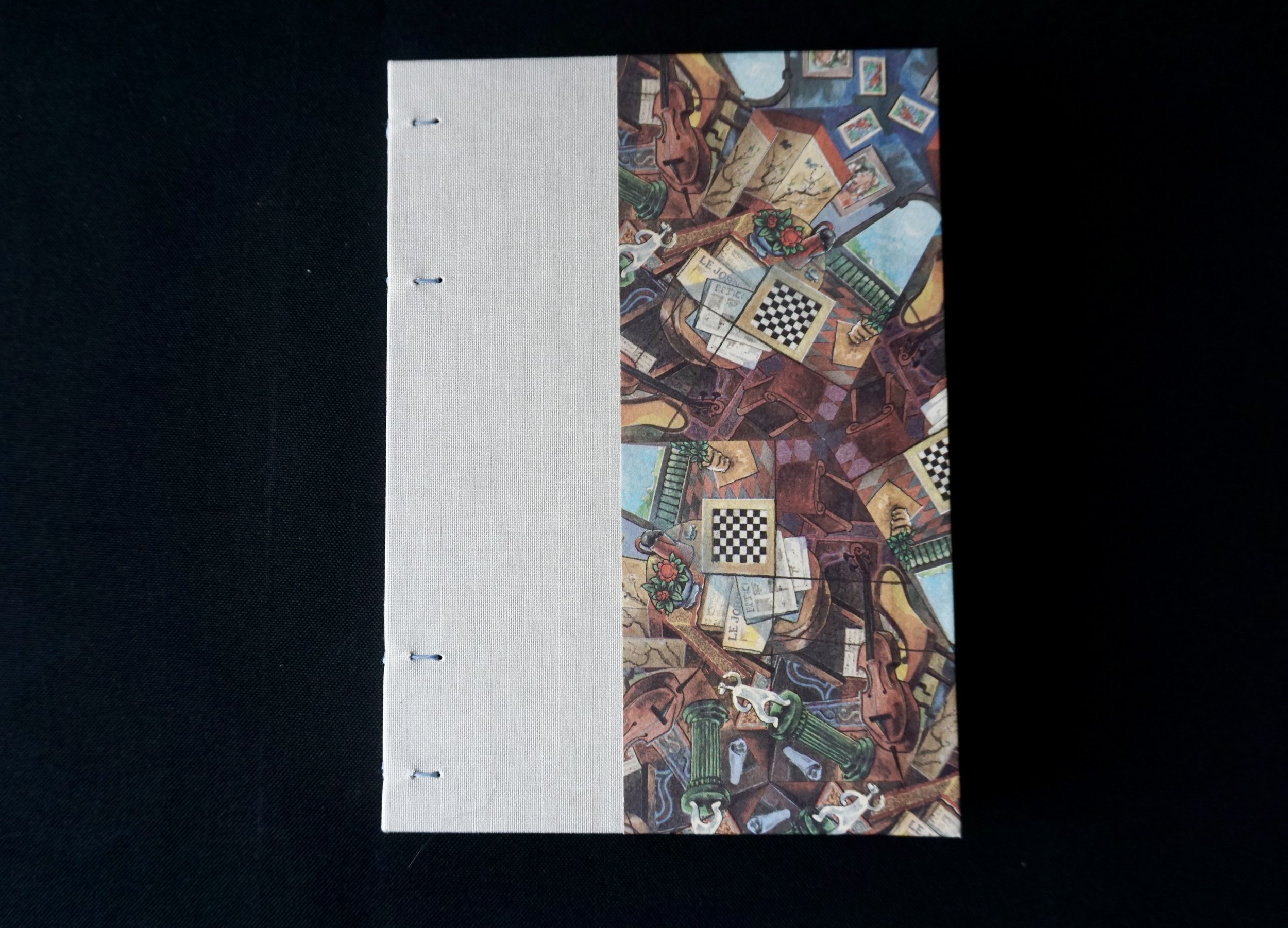 Medium Journal with Surreal Decorative Paper