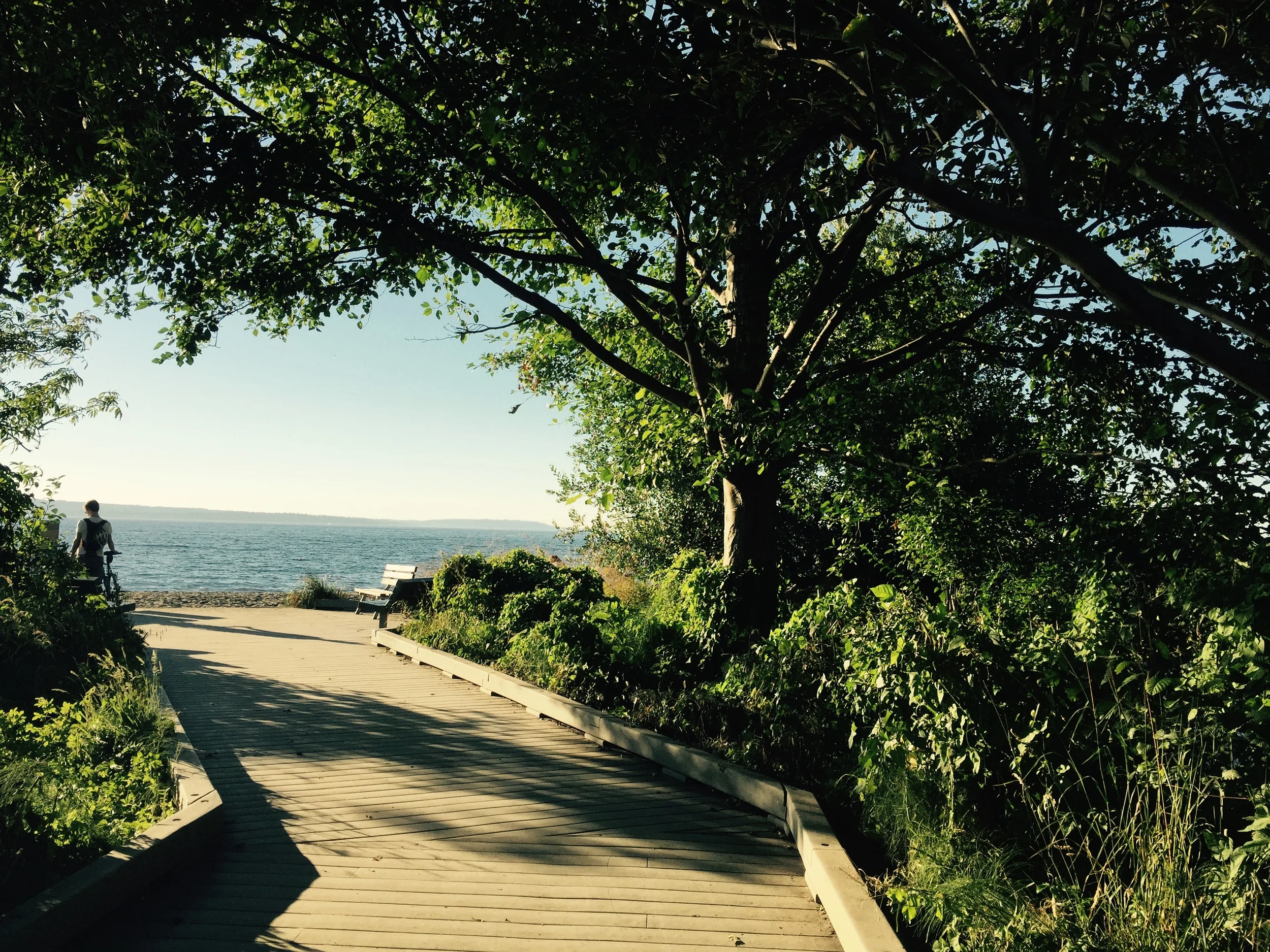 At the end of the trail is the Puget Sound #Whyiride