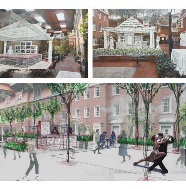 THE DESMOND CROWN PLAZA HOTEL, Albany NY proposed facade and interior atrium renovations 2018