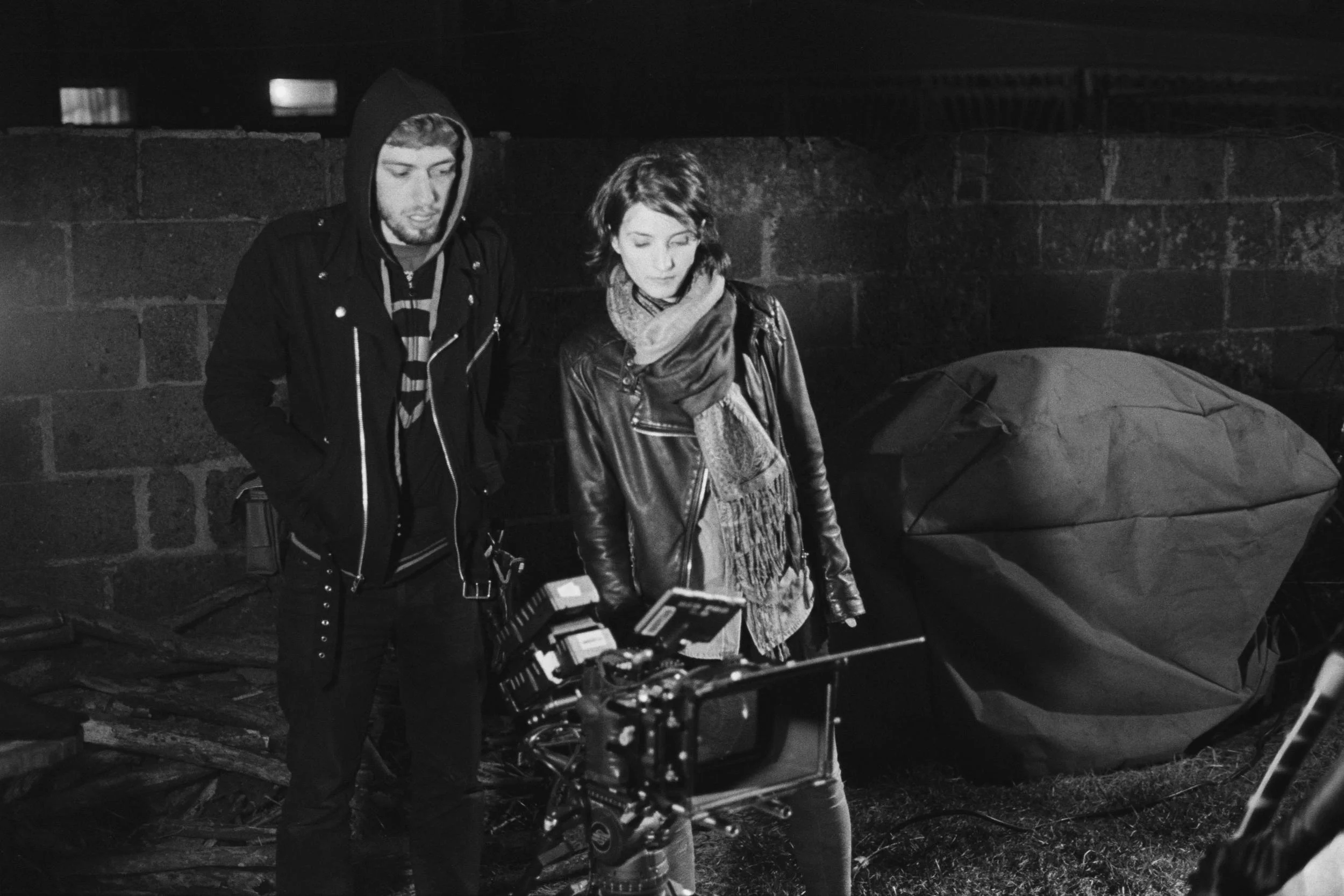 Writer/Director Rebekah Fieschi and Camera Assistant David Faynberg