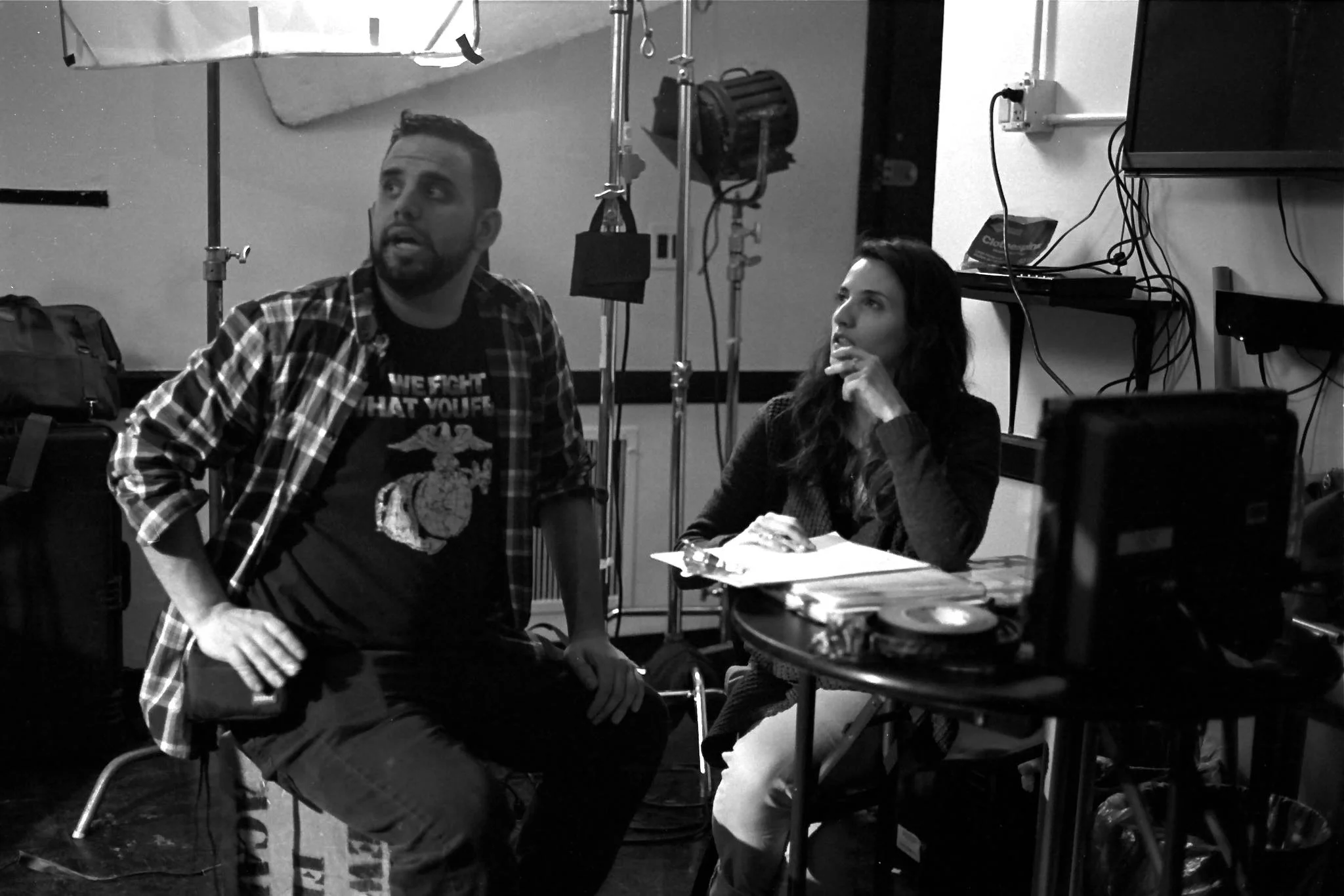 Director of Photography Dominick Sivilli and Writer/Director Rebekah Fieschi