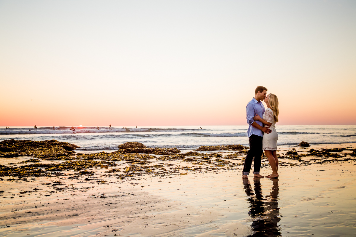 Engagement session Encinitas, California, by Leaf Wedding Photography