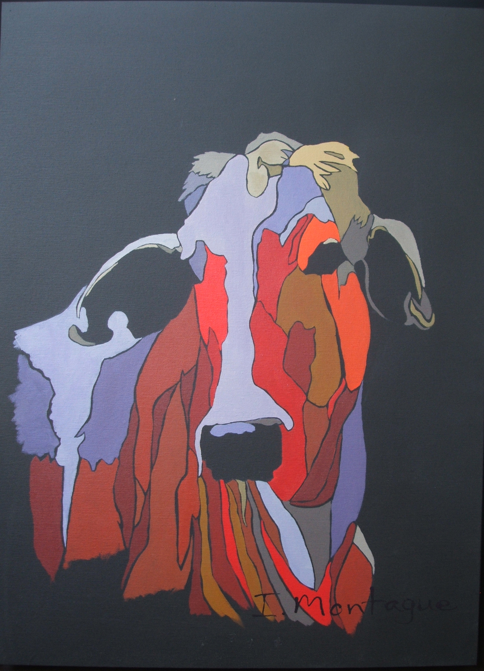 Precious . Acrylic polymer on canvas. 86 x 62cm. © 2011 Ida Montague. Private Collection: Brisbane