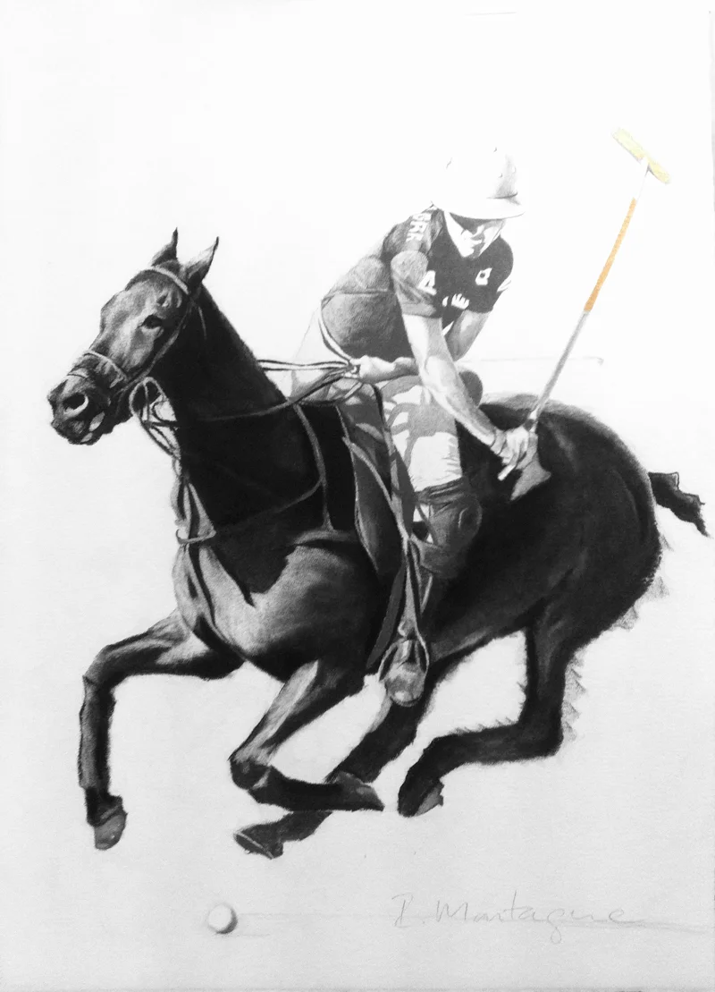 Nero Played While Palermo Burned. Charcoal and Gold on rag-paper. 77 x 57cm. © Ida Montague ENQUIRE
