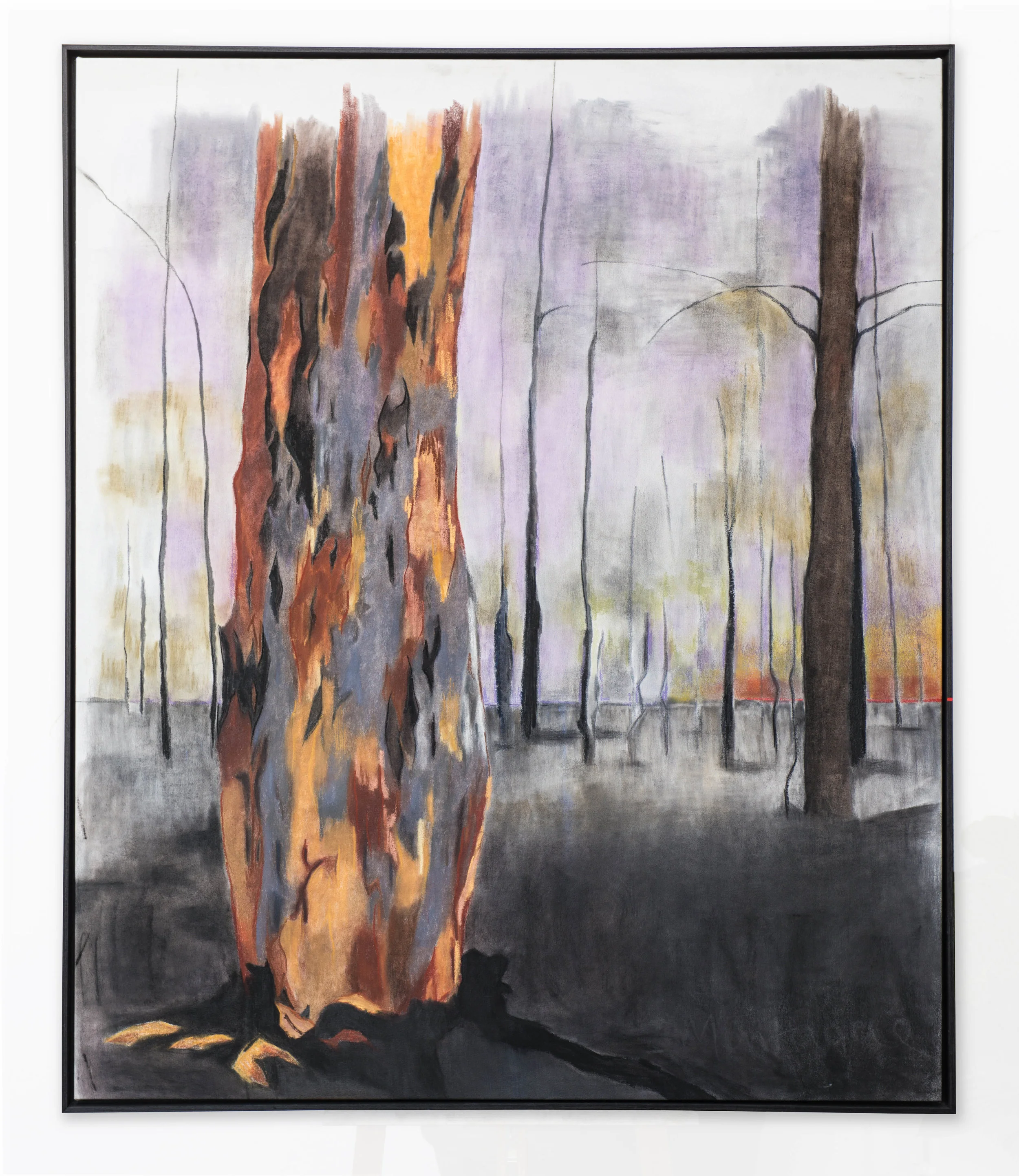 Tomorrow. Dry medium on canvas, Framed140x115 cm, © Ida Montague. SOLD. Private collection, Brisbane, Australia.