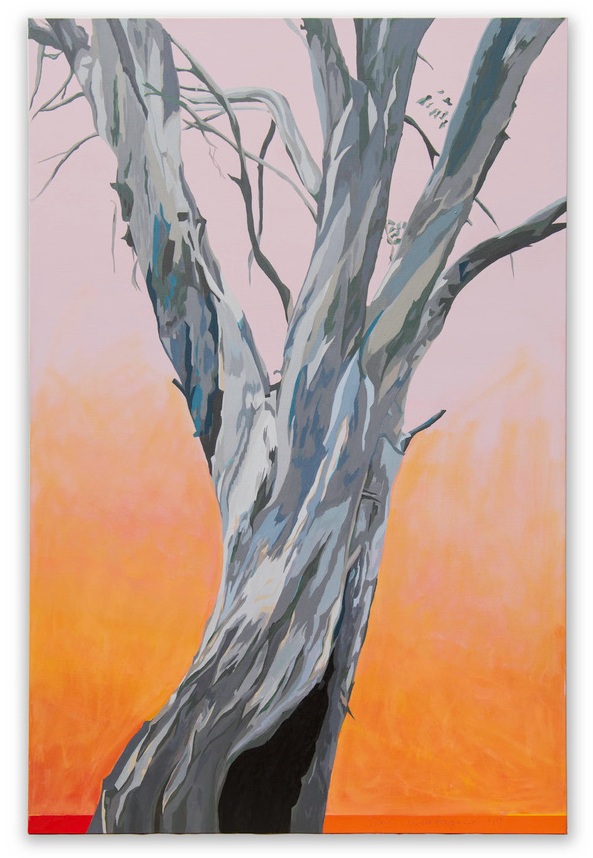 Sophie’s tree, Acrylic medium on stretched canvas, 152 x 102 cm © Ida Montague. SOLD - Prior to exhibition