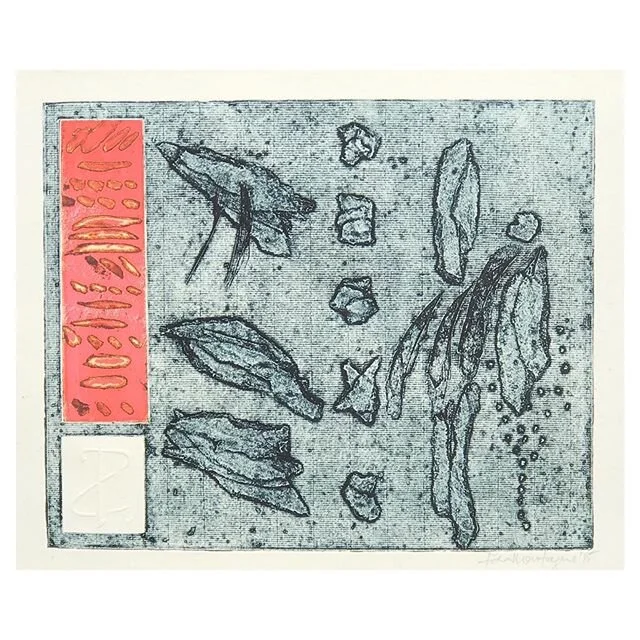 A one-off collagraph print with embossed signature for A$100 @artistsupportpledge - an abstract study of Australian outback foliage 29x36cm 🍂 🍃 @ida.montague .
.
With the Covid-19 virus, many artists will struggle to support themselves and their pr