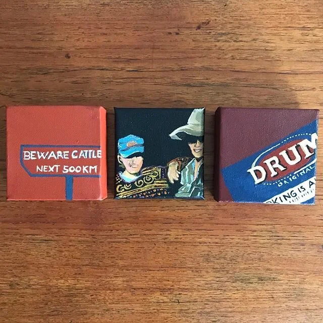Updated: 3rd set from my series &lsquo;On the Road&rsquo; A$200 for @artistsupportpledge - 3 x Mini canvas paintings 10x10cm pictured + P&amp;P 🎨 .

With the Covid-19 virus, many artists will struggle to support themselves and their practices. Matth