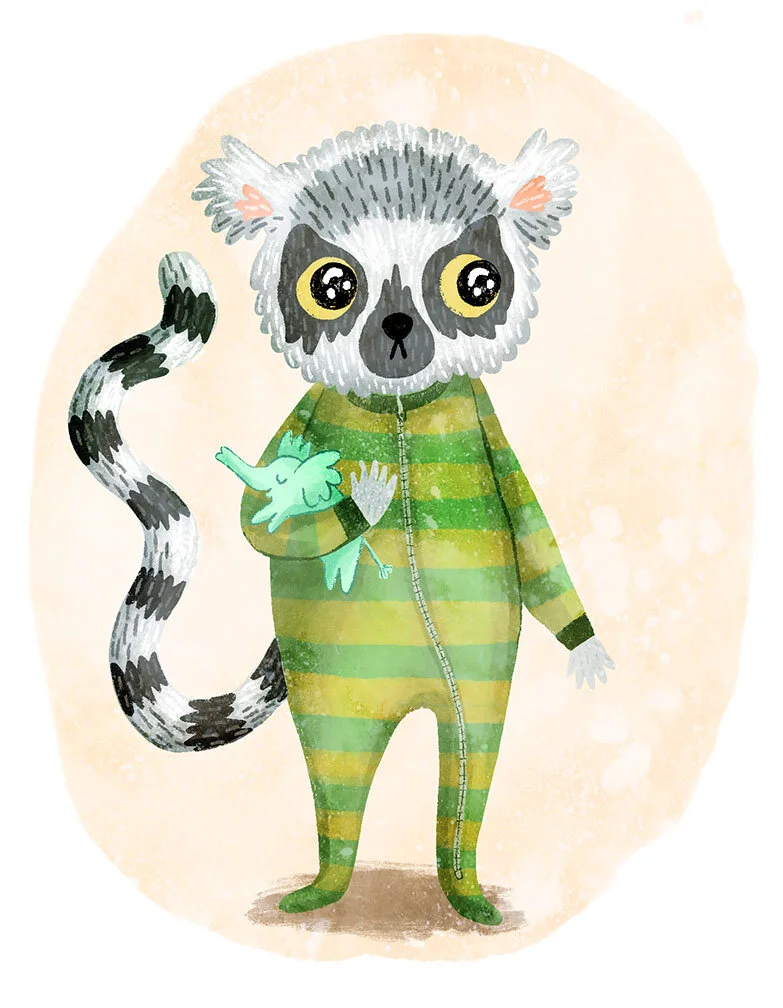 Lemur in PJ's