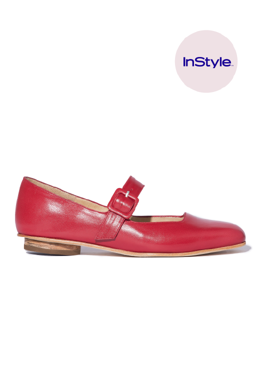 ZX x InStyle Eugenia Flat in Badass Red