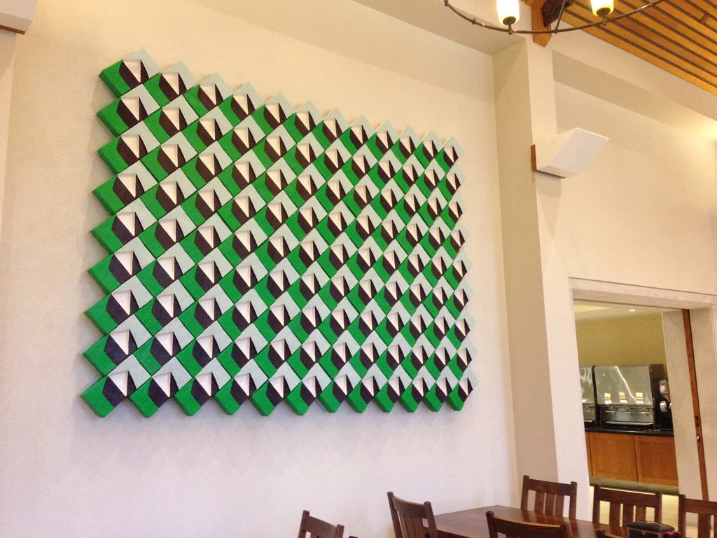 Accumulation . 2014’s President’s Purchase Award; Catherine Burrow Refectory at Rhodes College.