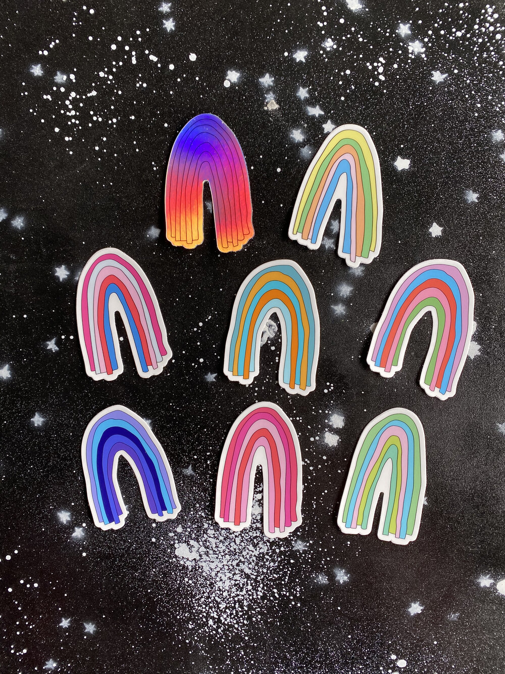 Rainbow Stickers — Grace Porter