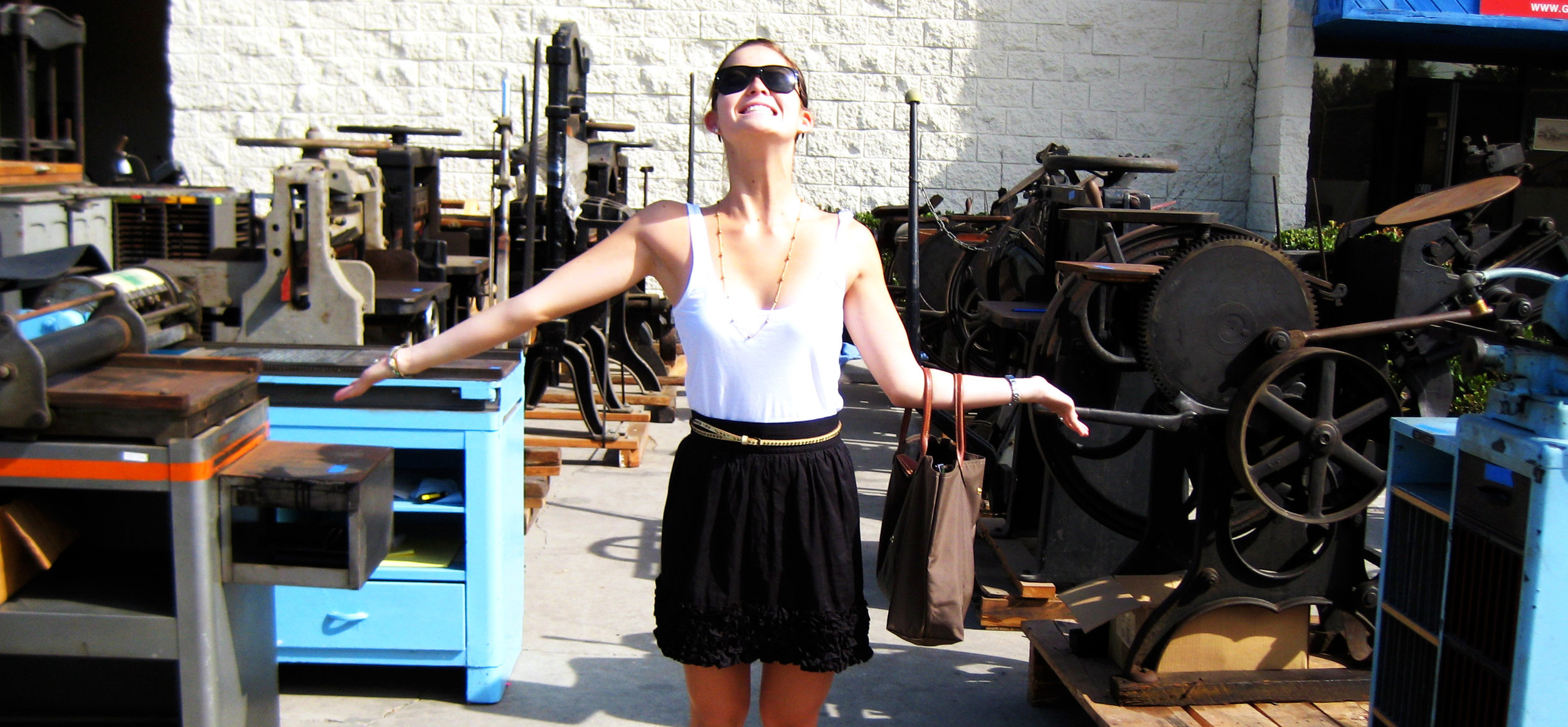 2009: Attending my first printers fair