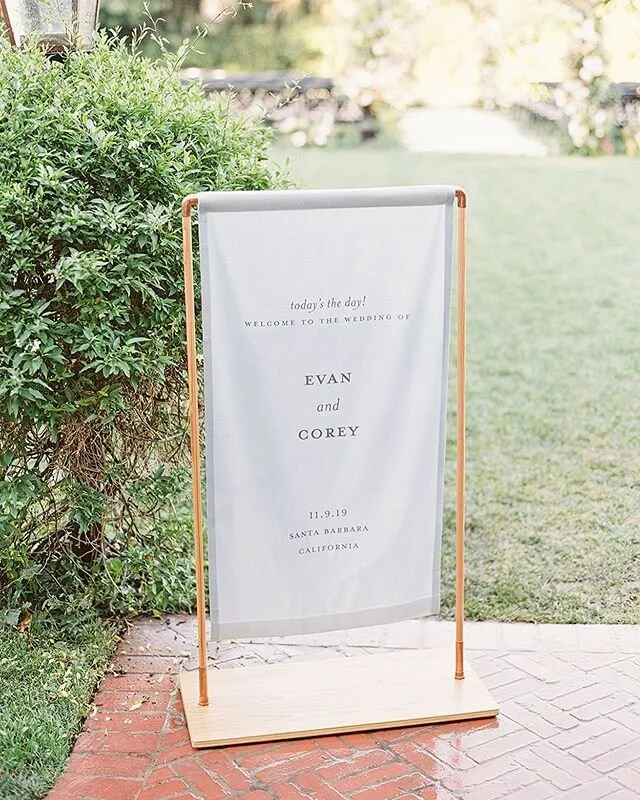 Who knew that there could be something so calming about a perfectly steamed fabric banner? Longing for the days when our rentals and on-site materials will make their debut again, and wishing you all a relaxing and safe weekend. #lotusandashweddings 