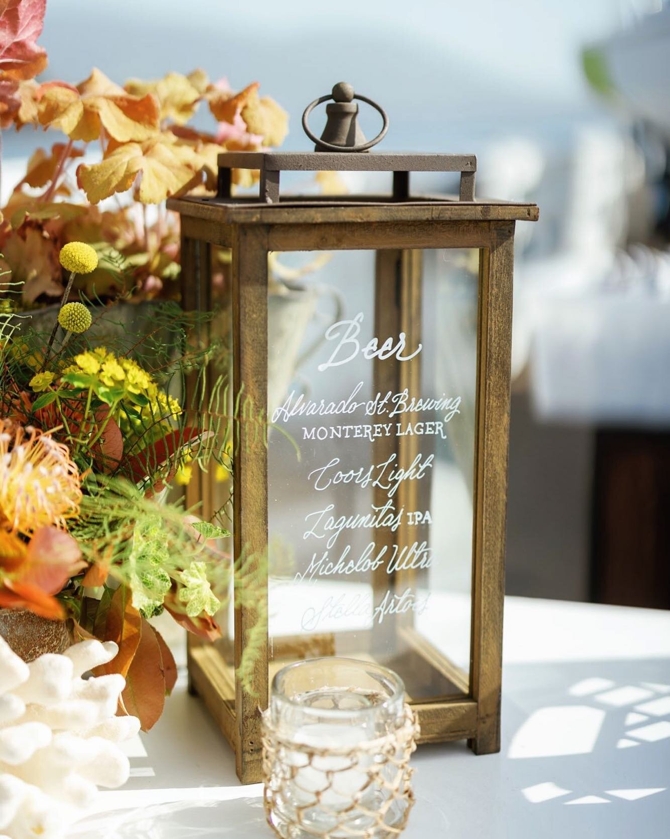 Never has a beer list looked so lovely. Who&rsquo;s ready for the long weekend?
&mdash;
Scenes from L&amp;E&rsquo;s wedding with:
Event planner: @kindredeventsco
Photographer: @chardphoto
Floral, Design: @mindyricedesign