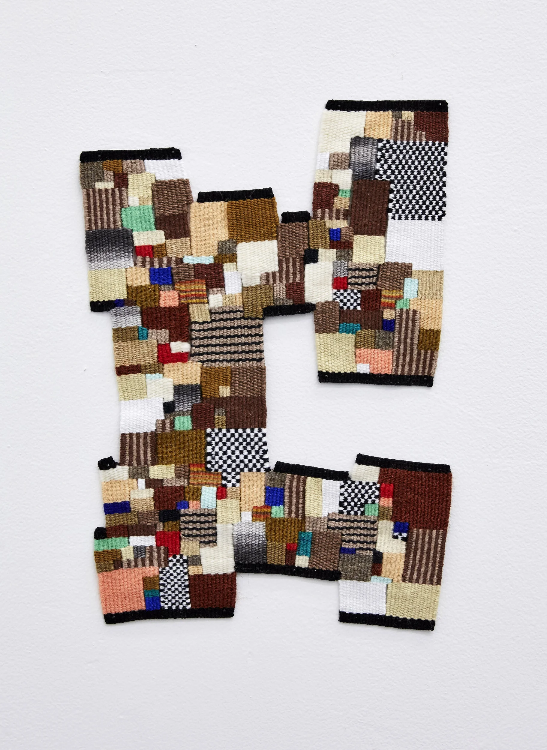   2130 s 34th , handwoven wool, cotton and bamboo, 12 x 8 in, 2015 