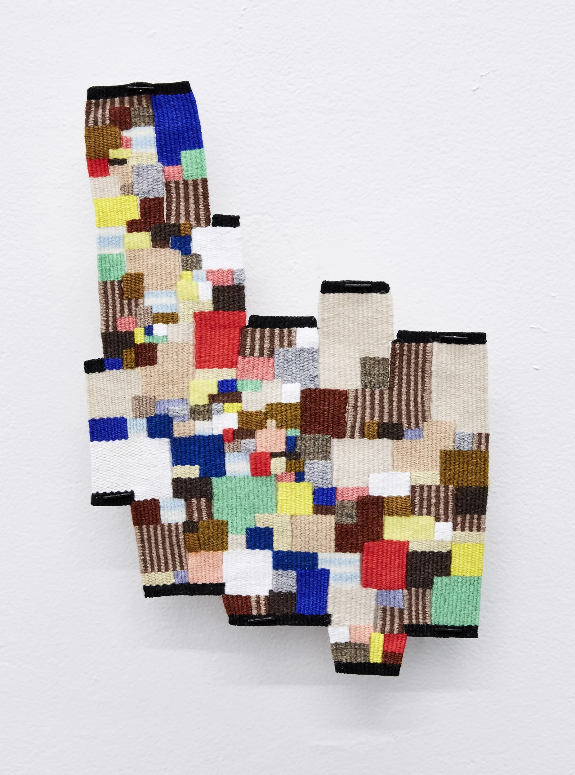   6207 E 45th , handwoven wool, cotton and bamboo, 12 x 8 in, 2016 
