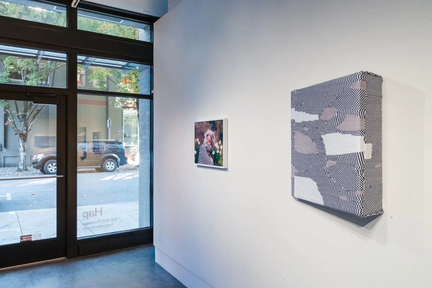   Everything Real (group exhibition, pictured with Azikiwe Mohammed) , Hap Gallery, Portland, OR, 2016 