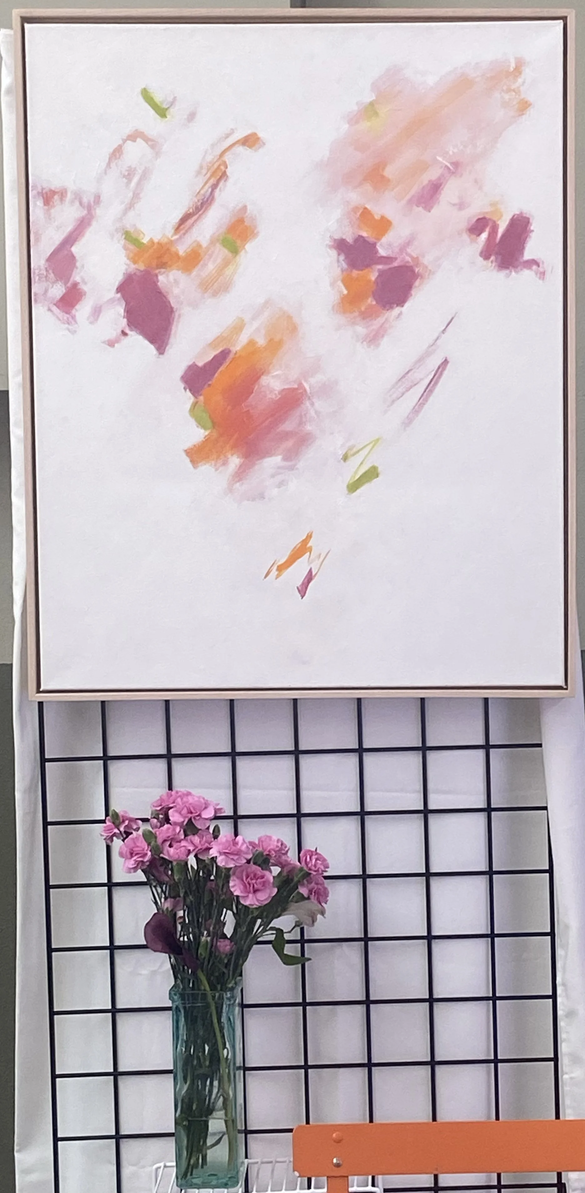 Abstract with Flowers