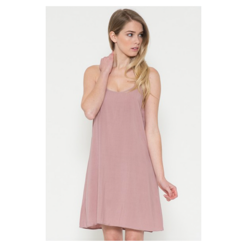 Heart & Hips Dusty Rose Dress - All Sizes