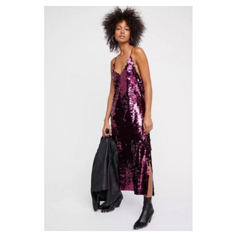 free people purple slip dress Free People Little Lace Maxi Slip in Precious Wine CARY LANE