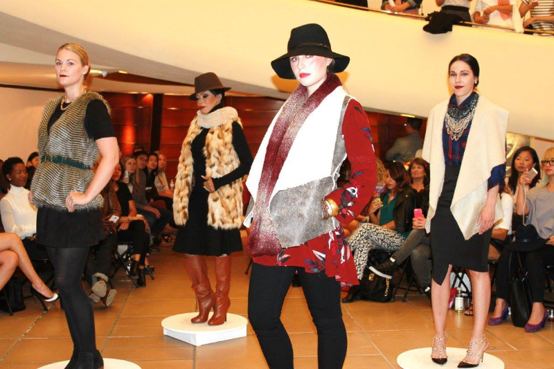 I walked the runway in the blogger fashion show for San Francisco Fashion Week.