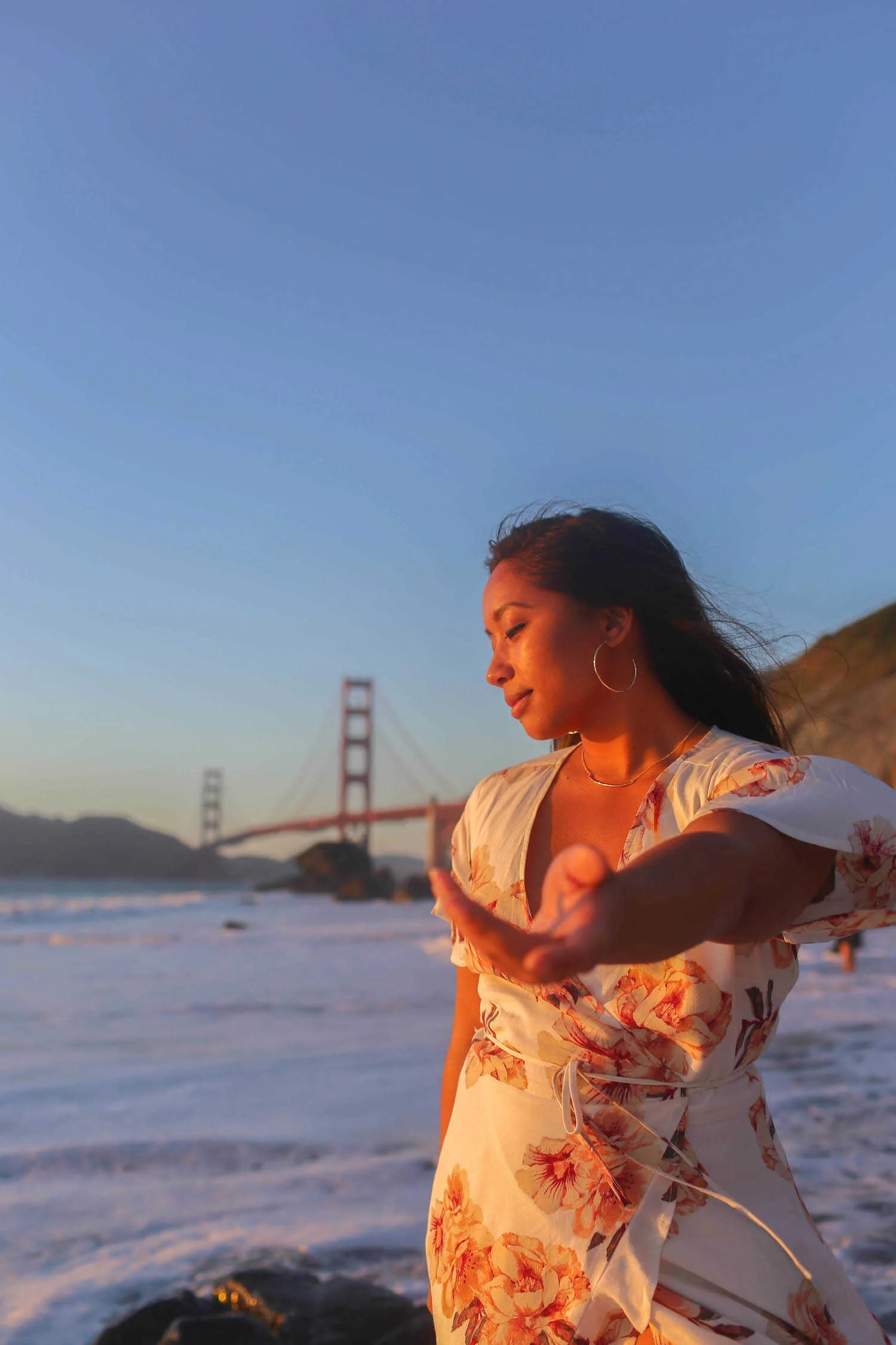 Portrait photography at Marshall’s Beach.