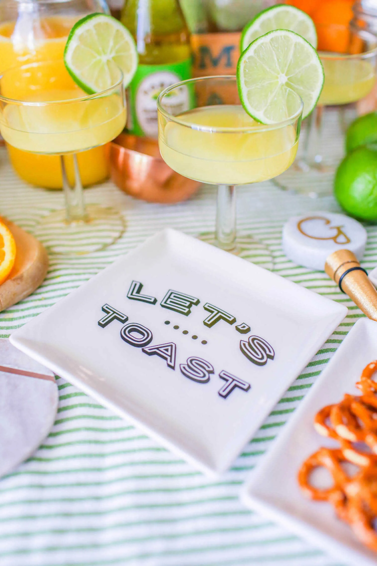 Shop festive happy hour decor.