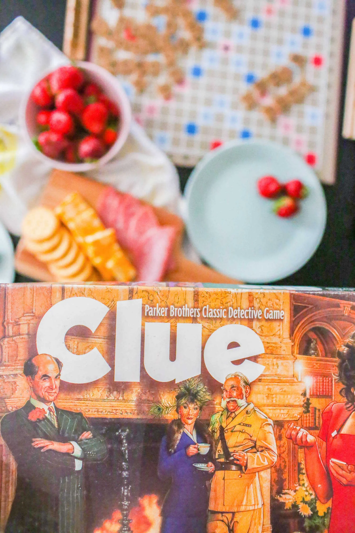 Gennifer Rose - Vintage Board Games for Date Night - Vintage Clue board game cover.