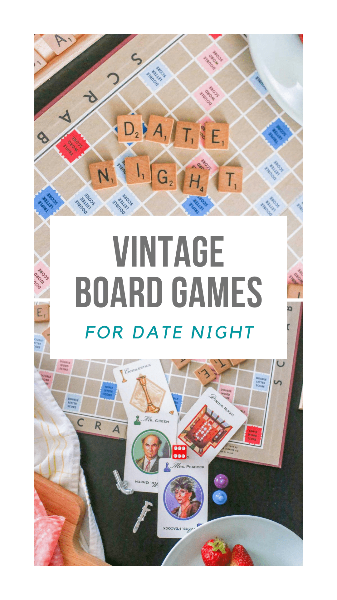 Vintage Board Games for Date Night