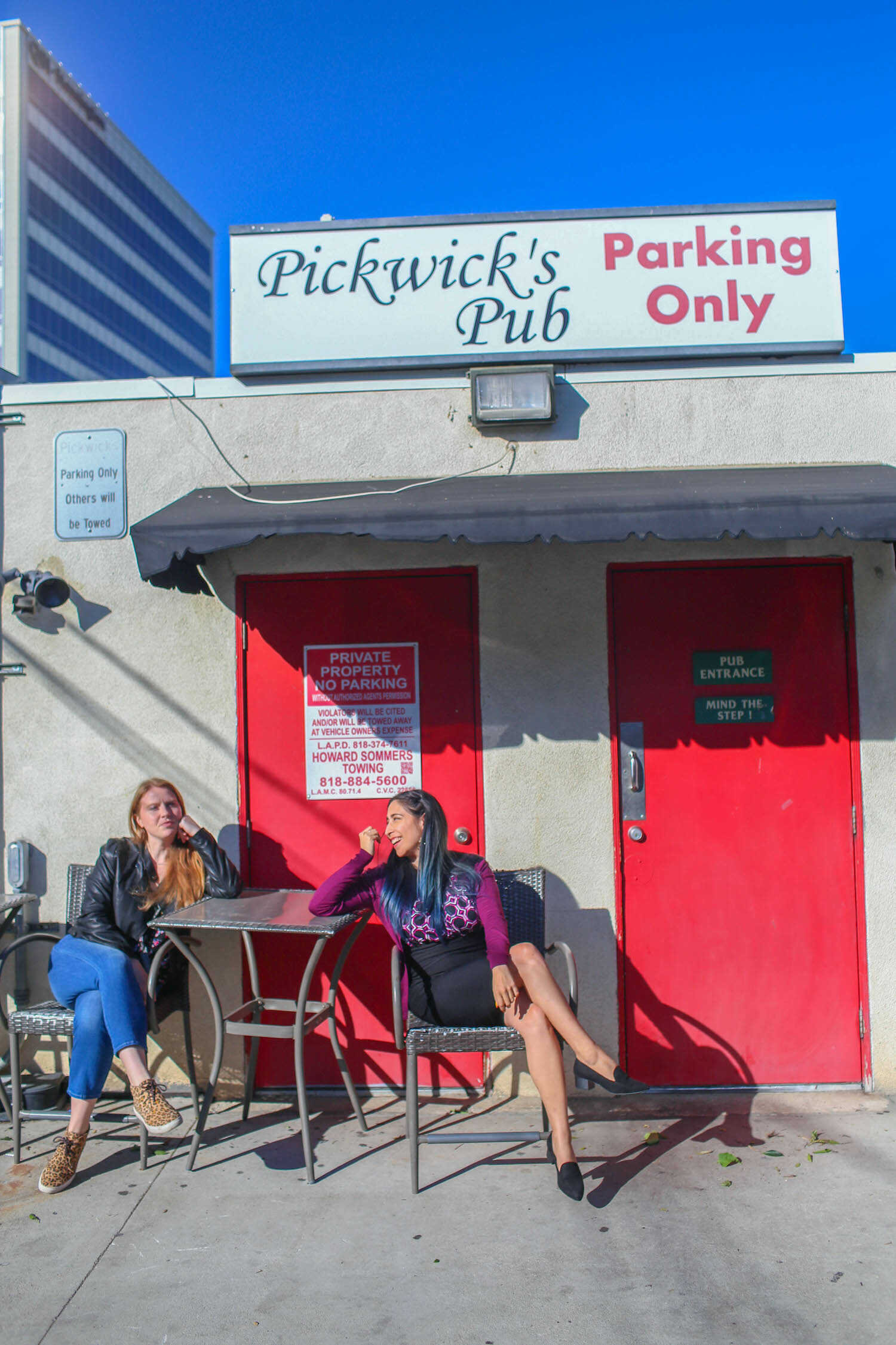 Pickwick's Pub is the real location of Poor Richard's Pub in Woodland Hills.