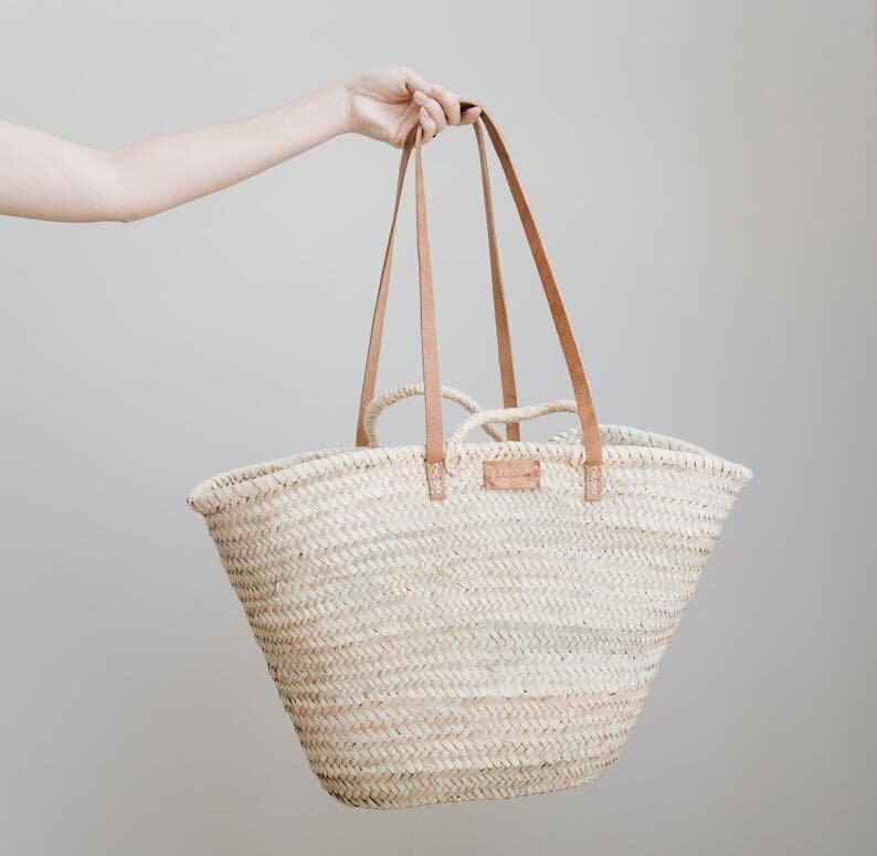 Straw Beach Totes