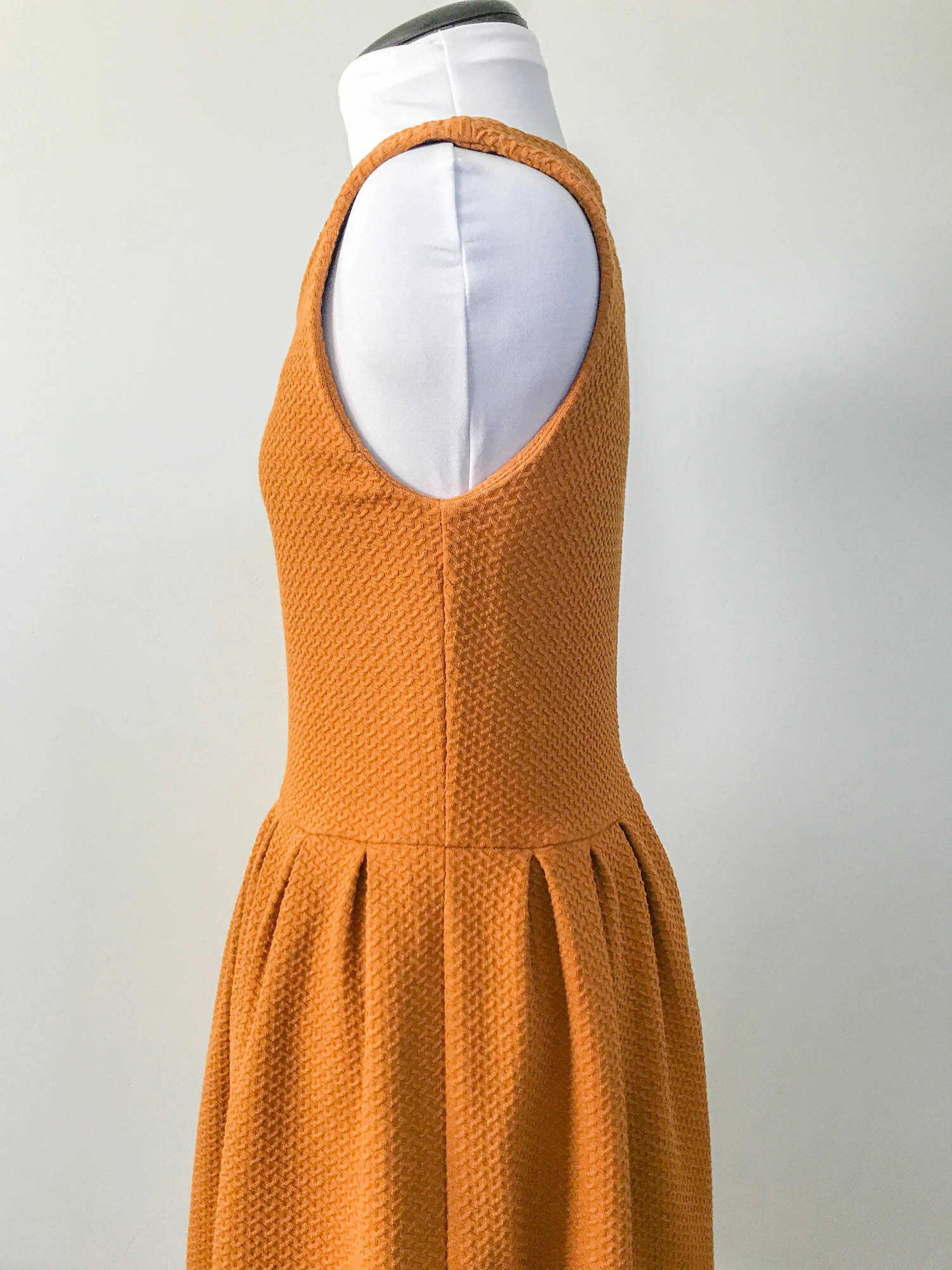 Anthropologie x Ganni Noon & Night Gold Textured Dress