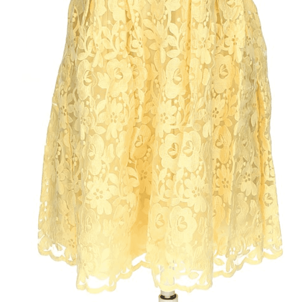 knee length dresses for ladies When Life Gives You Lemons Yellow Textured Babydoll Dress – Shop the Mint main image 0