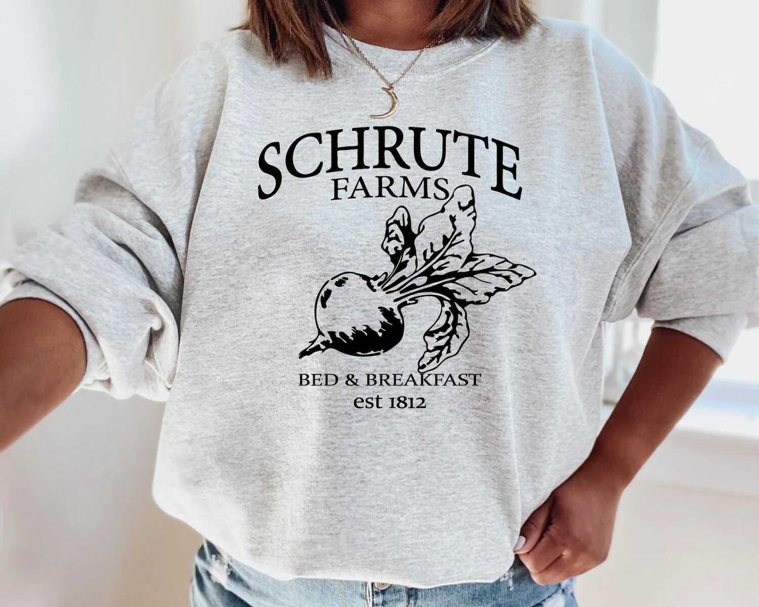 Schrute Farms Grey Sweatshirt