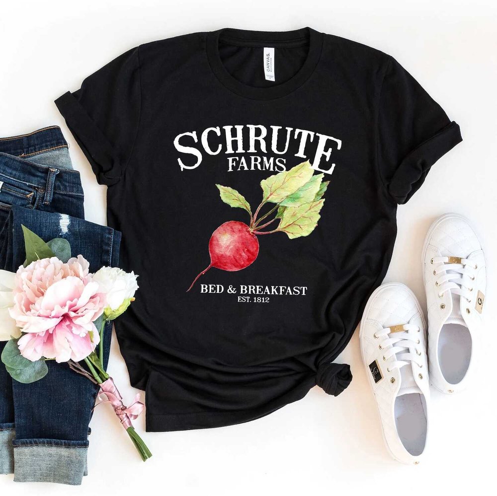 Schrute Farms Black T-Shirt