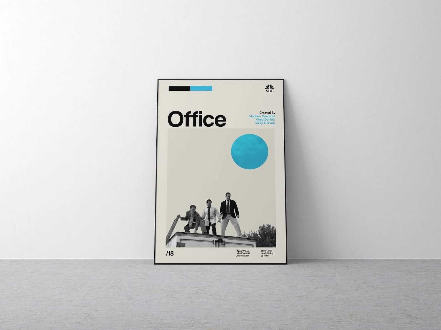 The Office Modern Art Poster