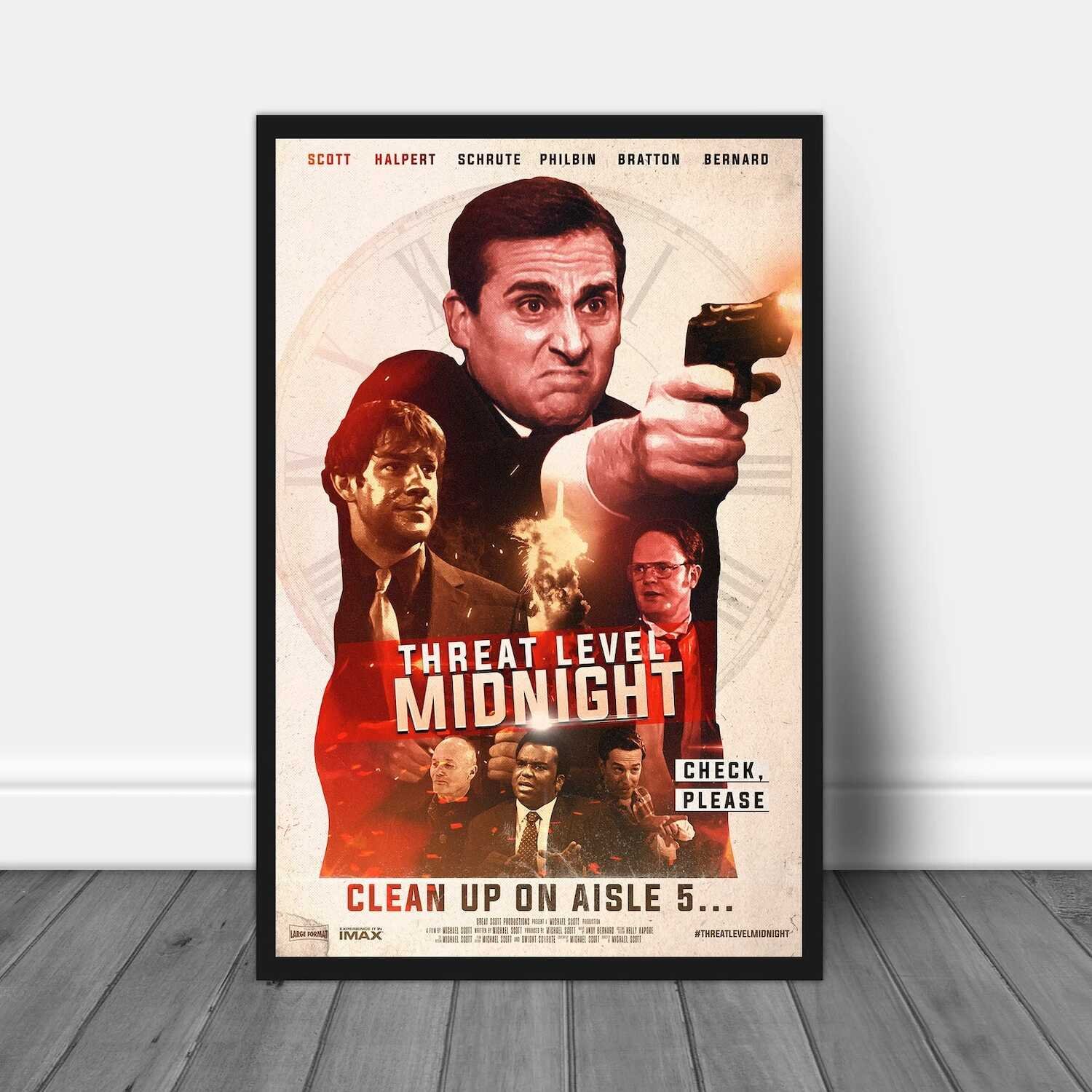 The Office Threat Level Midnight Poster
