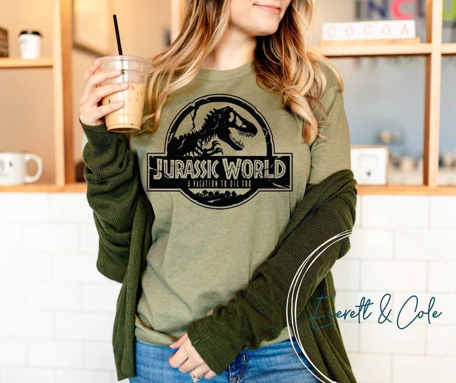 Jurassic World T-Shirt in Army Green