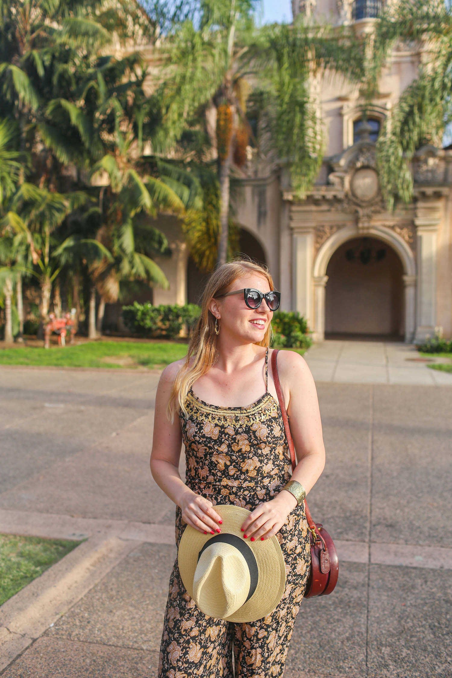 Beautiful Places in San Diego to Take Family Pictures - Spanish Colonial architecture inside Balboa Park.