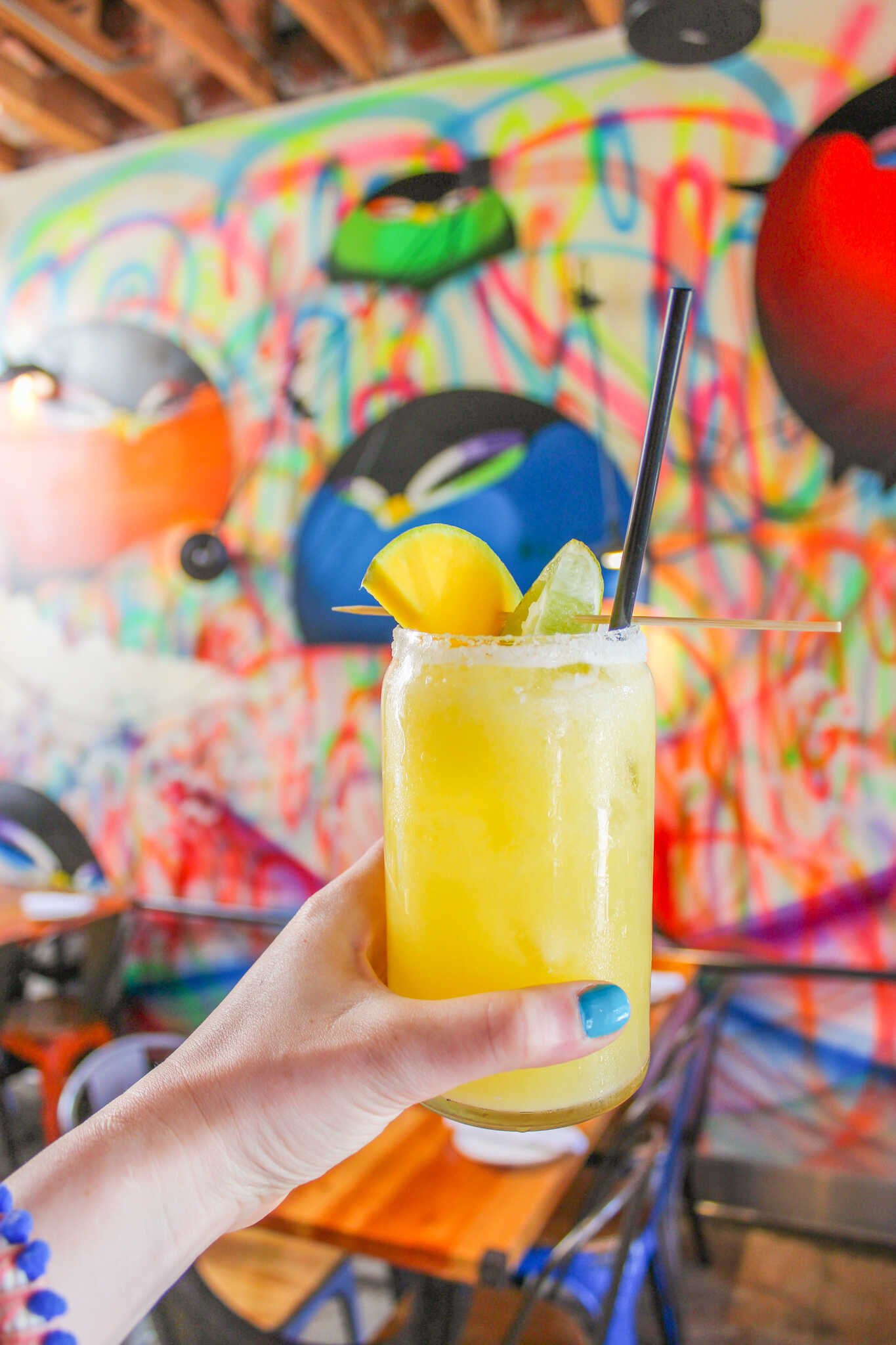 Weekend Guide to La Jolla - Mango margarita from Puesto.