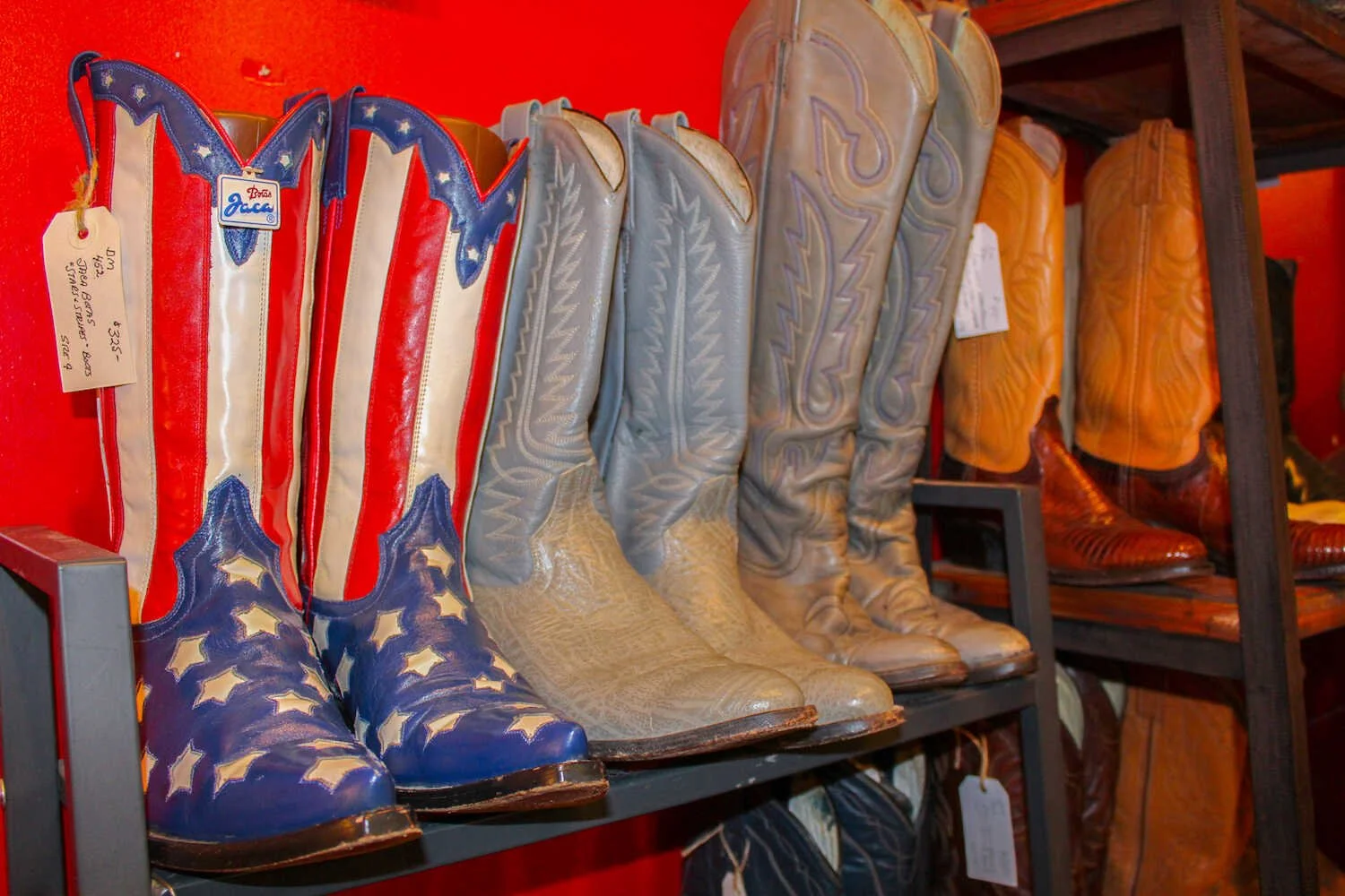 Weird and Fun Activities for Adults in Austin Texas - South Congress vintage boutique stores selling cowboy boots.