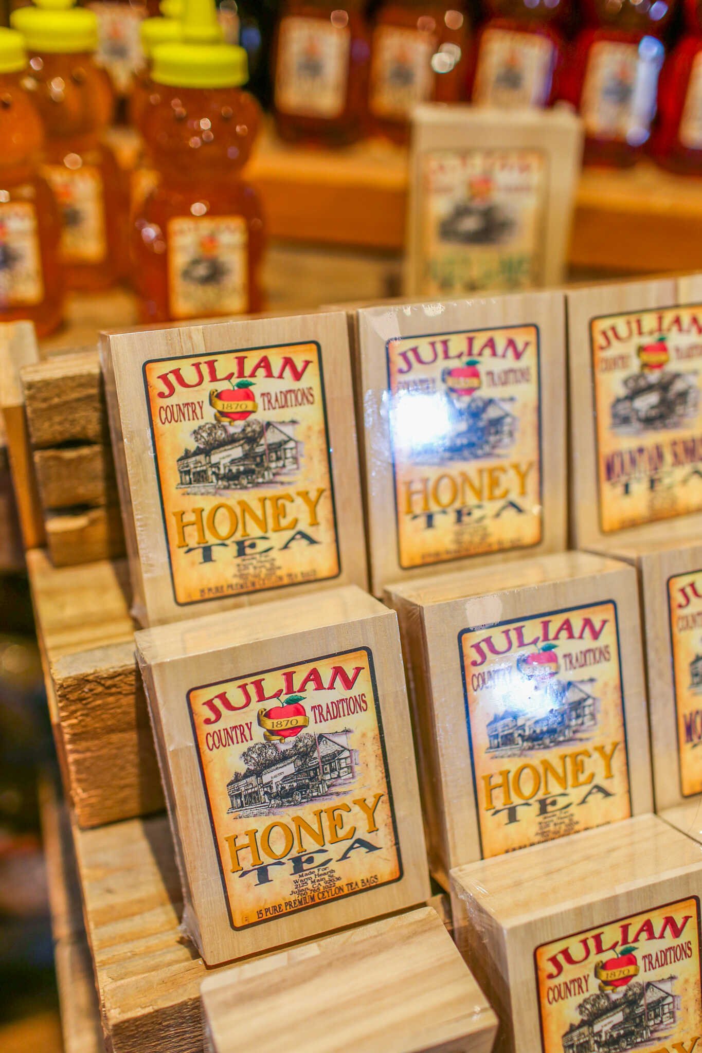 The Complete Travel Guide to Julian, California - Locally made artisan foods inside The Warm Hearth of Julian boutique store.