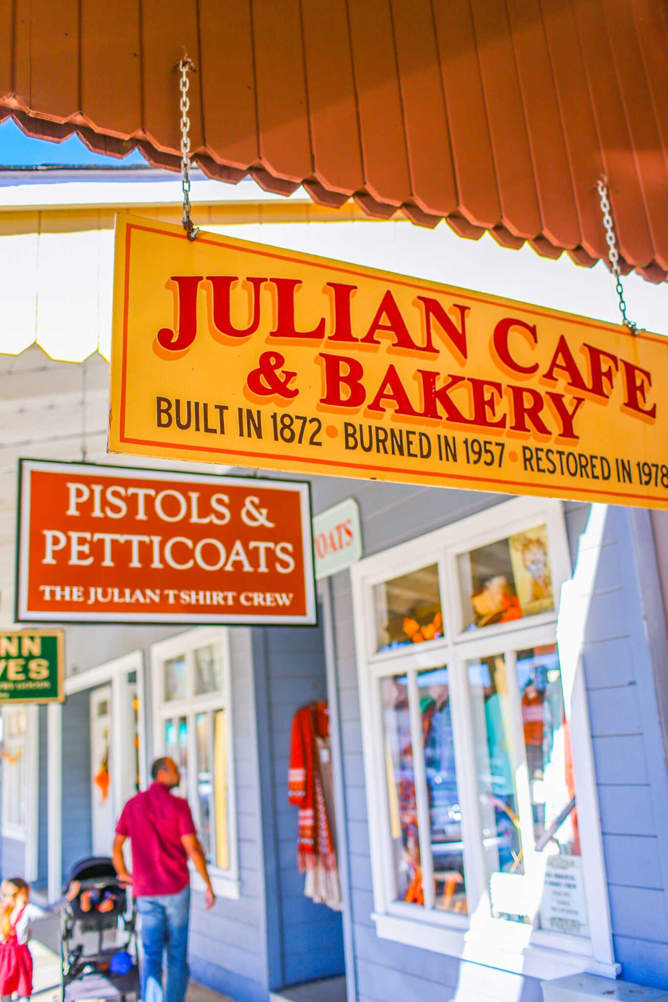 The Complete Travel Guide to Julian, California - The Julian Cafe & Bakery in downtown Julian.