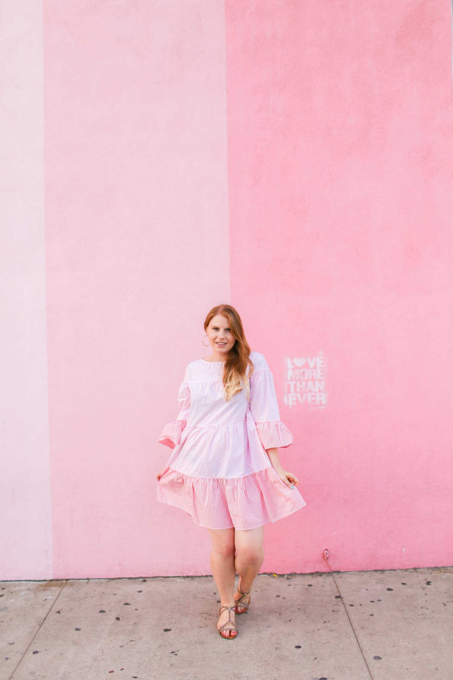 Top 10 Epic 30th Birthday Travel Destinations - The Pigment Boutique Pink Wall in North Park in San Diego.